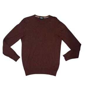Scotch & Soda Mens Soft Knit Melange Brown Sweater XL